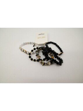 NWT Dylan Jewelry Bracelet Set Firenza Caviar Beaded Stretch Layered Boho 71050